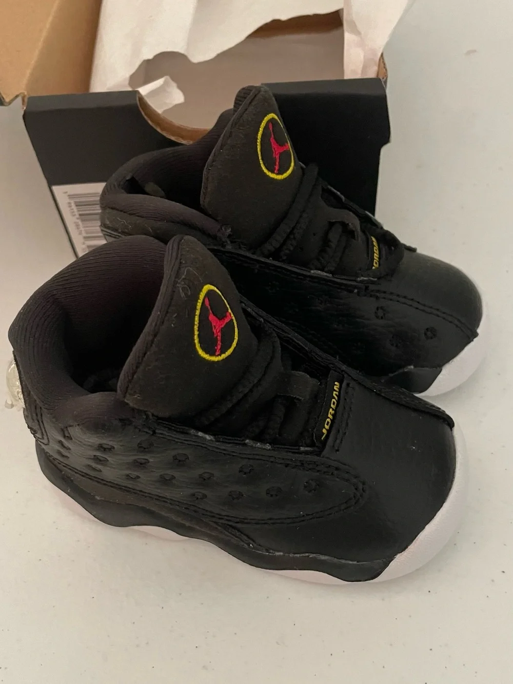 Jordan 13 Retro (td) 4c Black-true Red-white